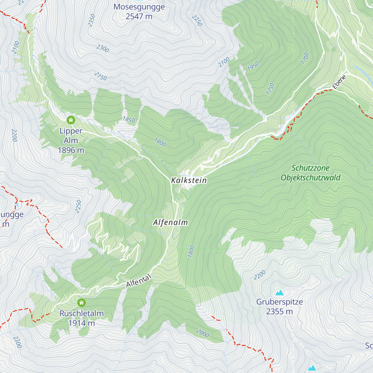 Gasthaus Badl Alm map