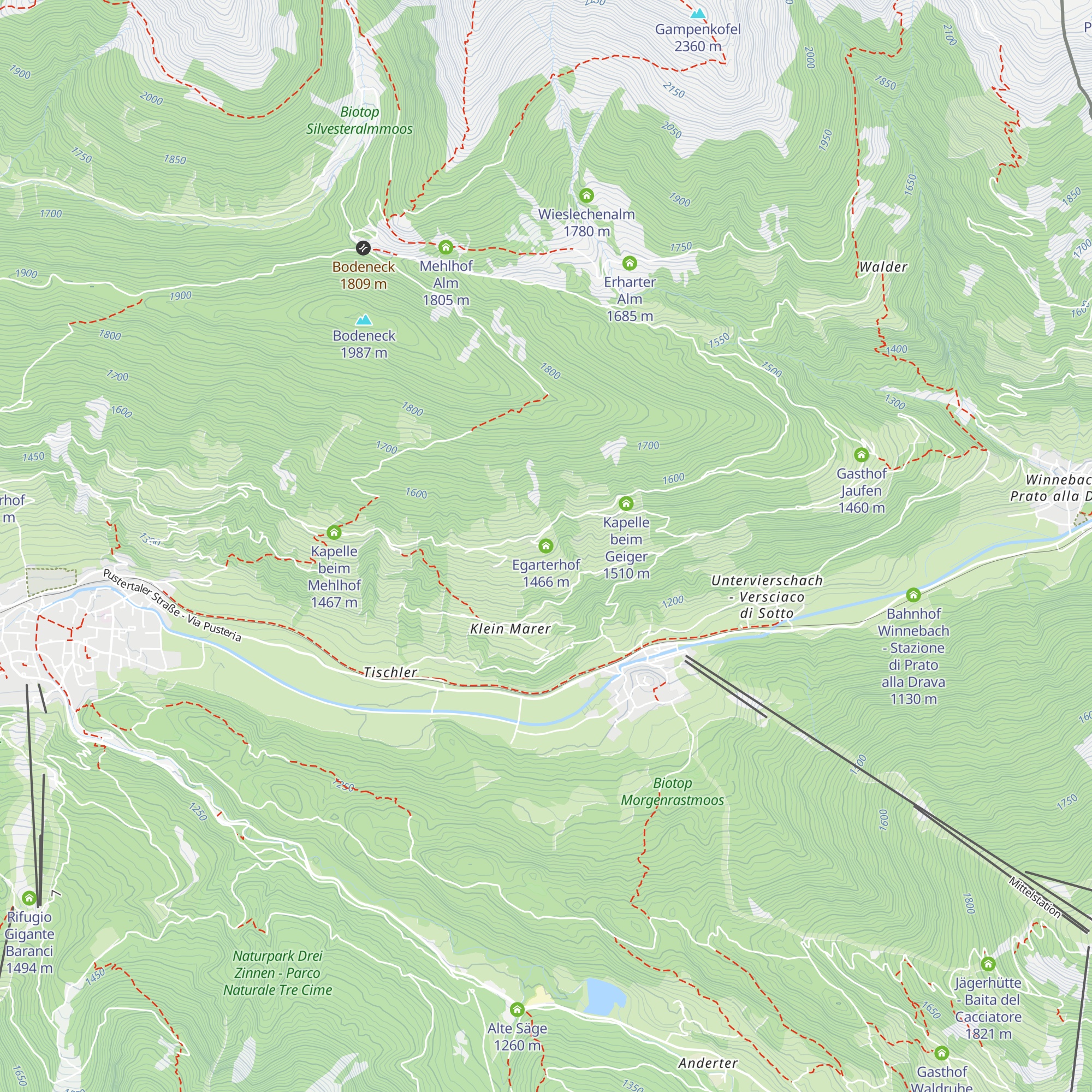 Egarterhof map