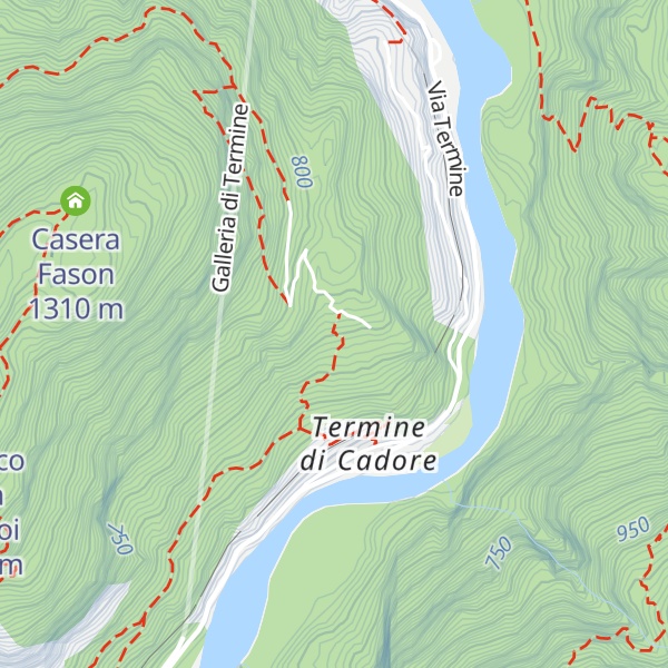 Map of M. De Marchi