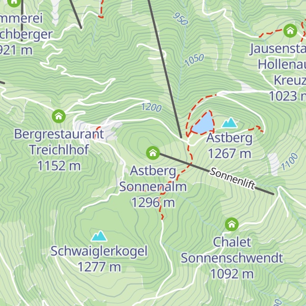 Map of Astberg Sonnenalm