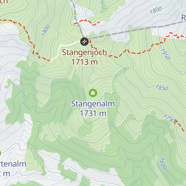 Map of Stangenalm