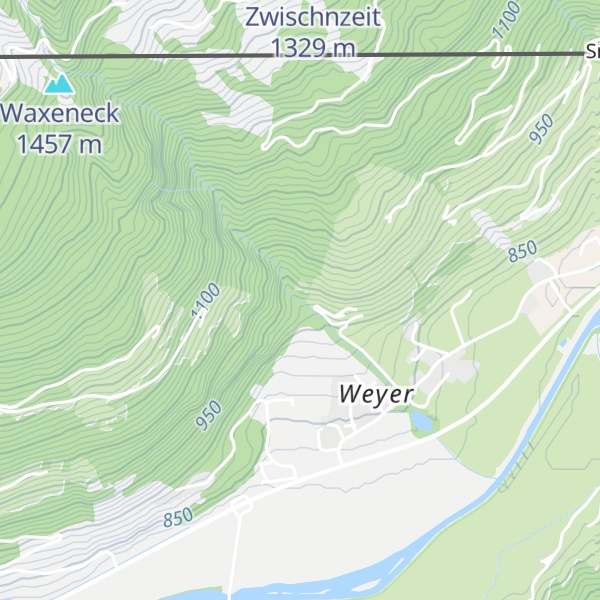 Map of Geschiebesperre