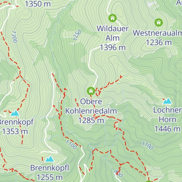 Map of Obere Kohlenriedalm