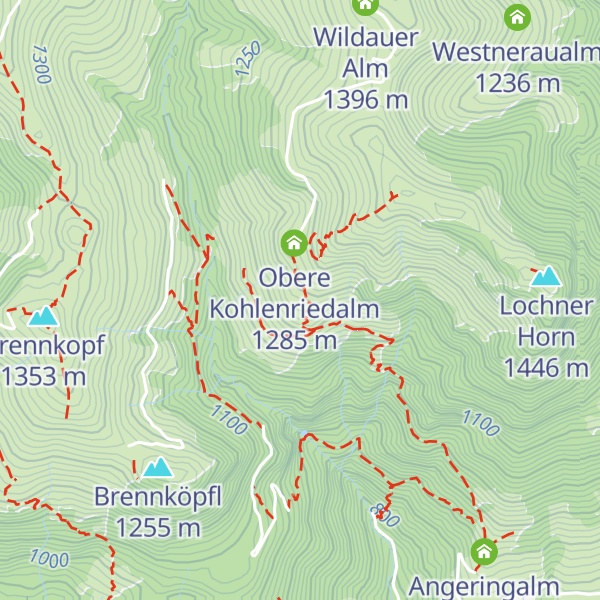 Map of Untere Kohlenriedalm