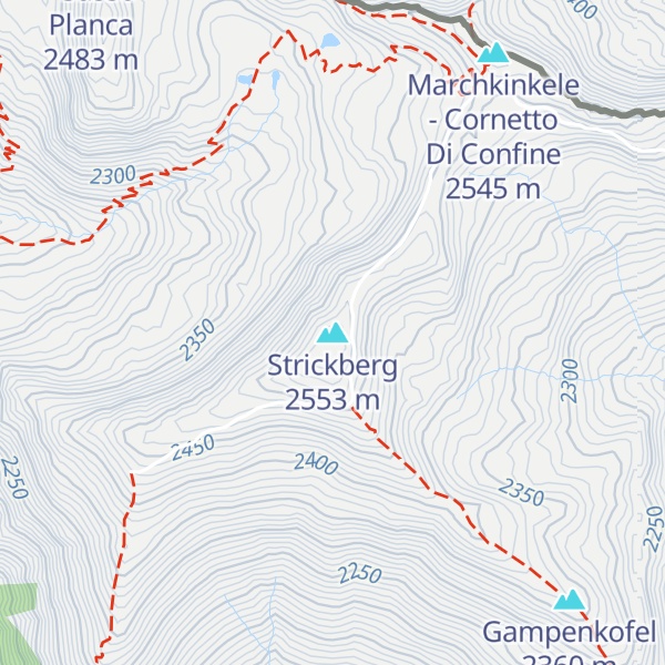 Map of Strickberg