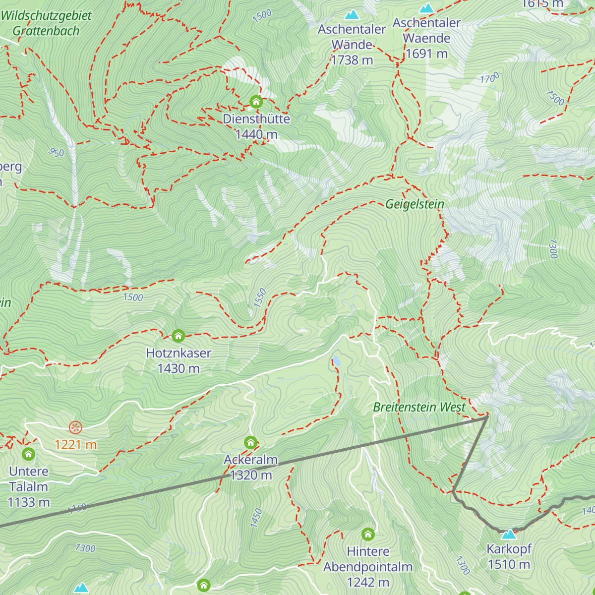 Sulzingalm map
