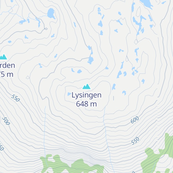 Map of Lysingen