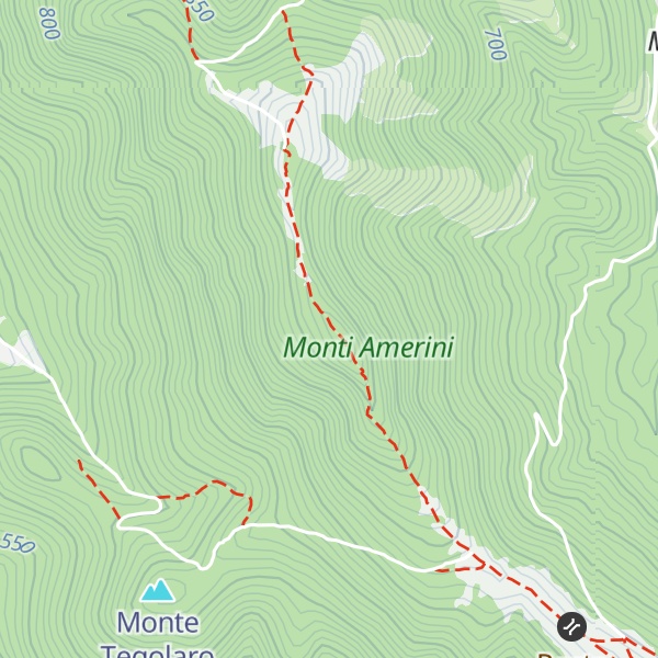 Map of Monte Croce di Serra