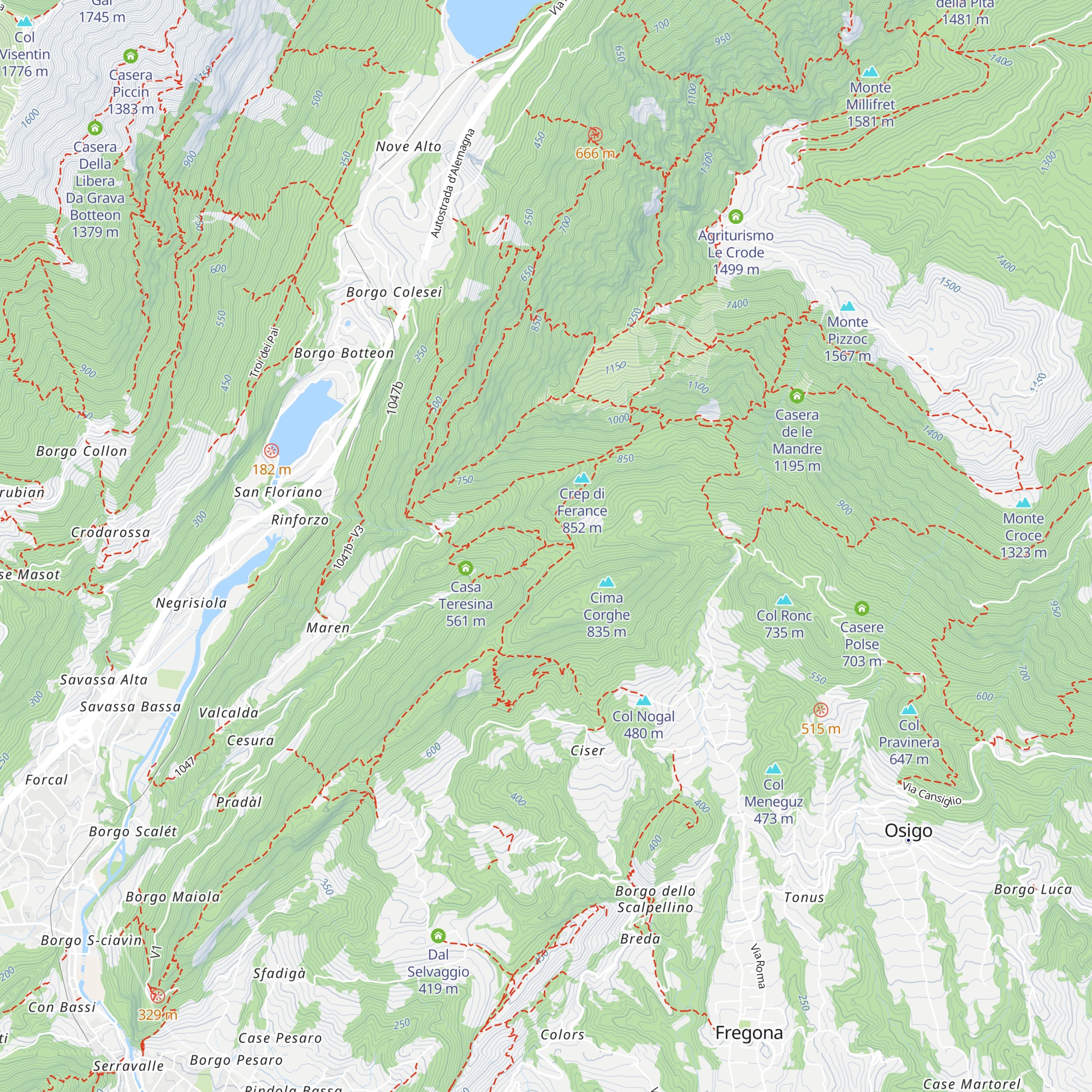 Case Piccin map