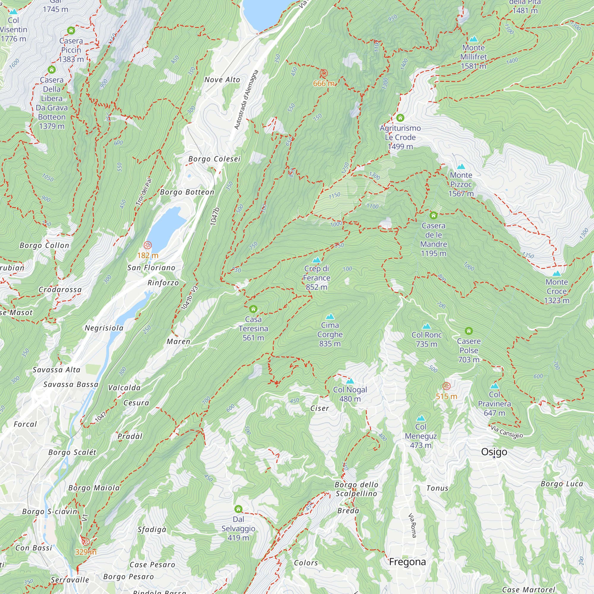 Case Piccin map