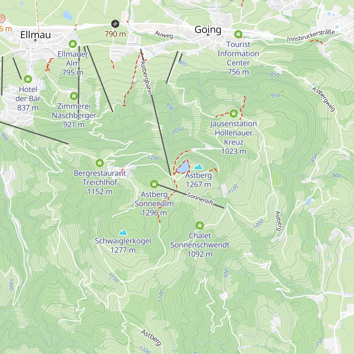 Blattlalm map