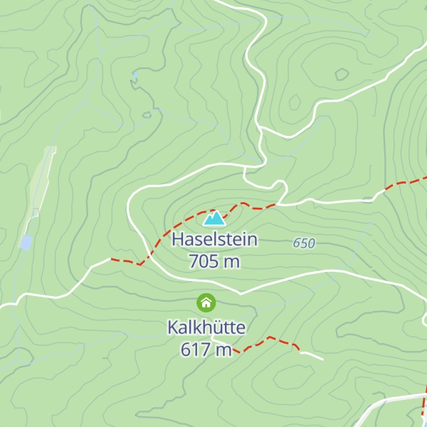 Map of Haselsteinhütte
