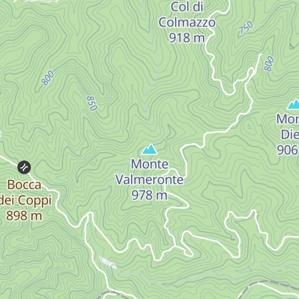 Map of Monte Valmeronte