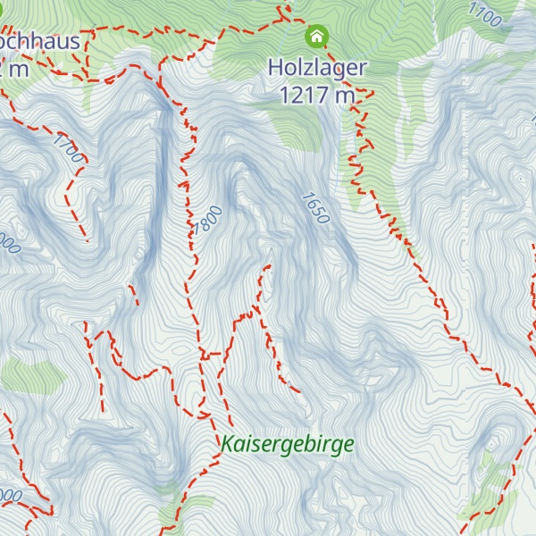Map of Hintere Goinger Halt