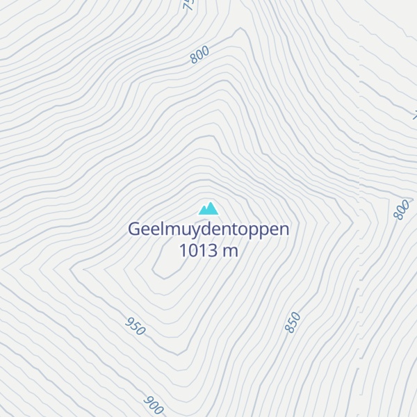 Map of Geelmuydentoppen