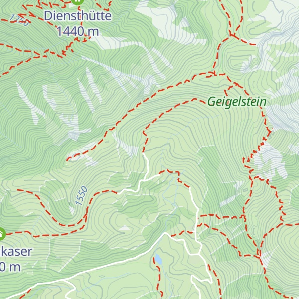 Map of Oberkaser Alm