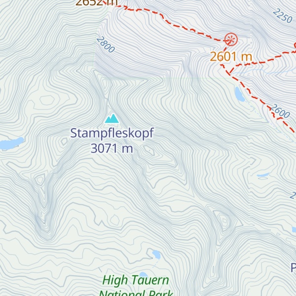 Map of Stampfleskopf-Ostgipfel