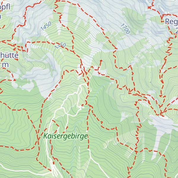 Map of Gaudeamushütte