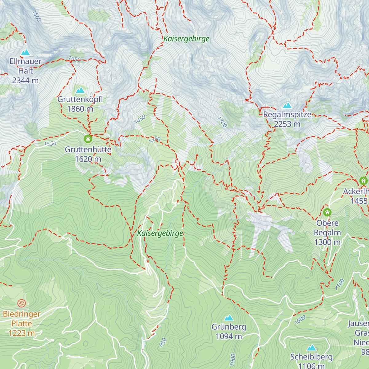 Gaudeamushütte map