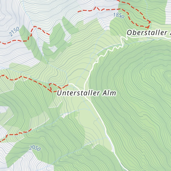 Map of Jausenstation Unterstalleralm