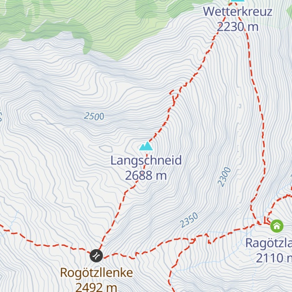 Map of Langschneid