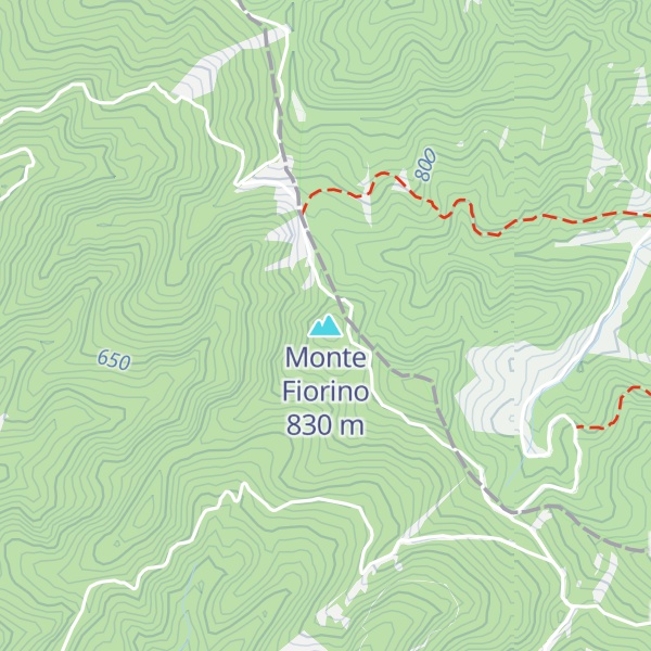 Map of Monte Fiorino