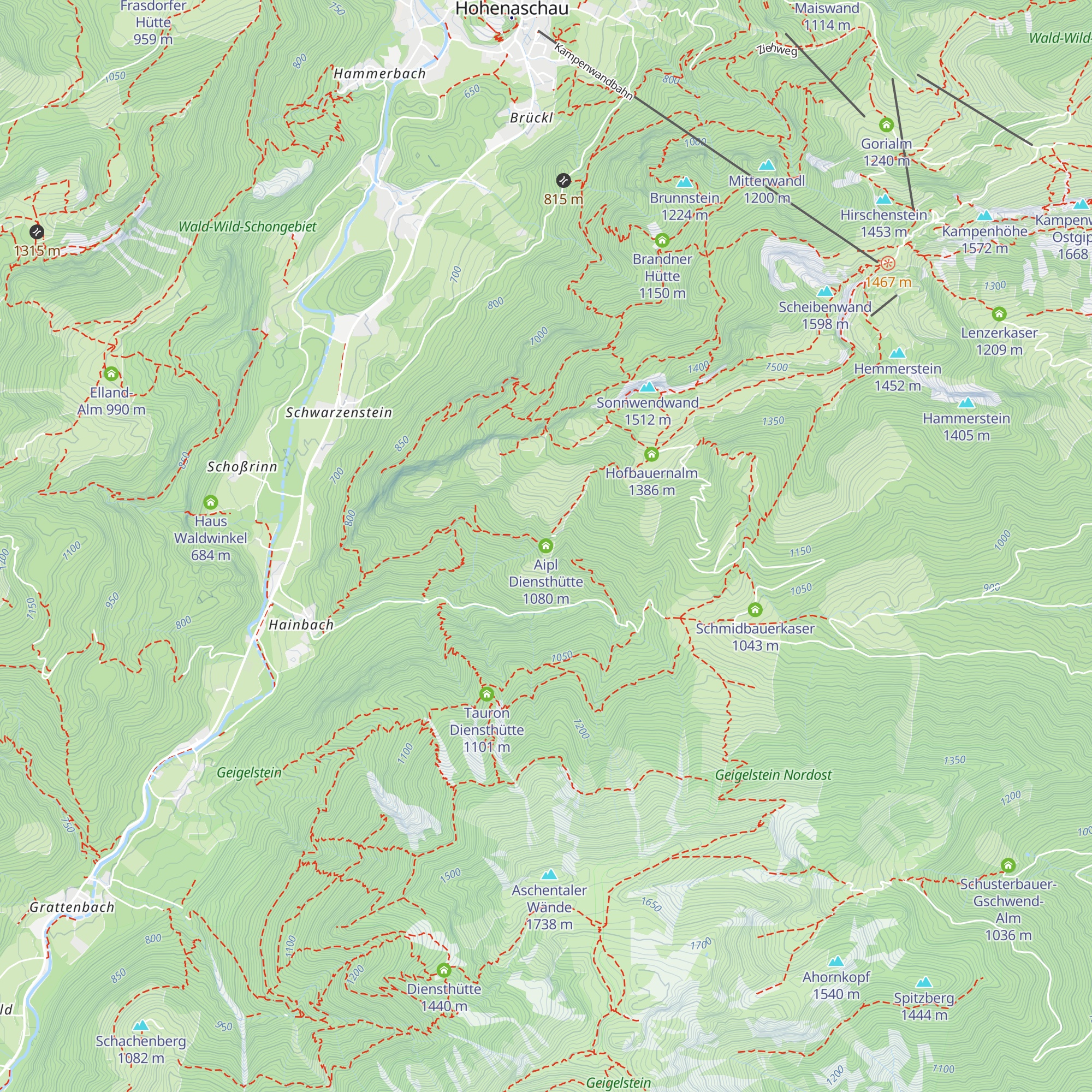 Aipl Diensthütte map