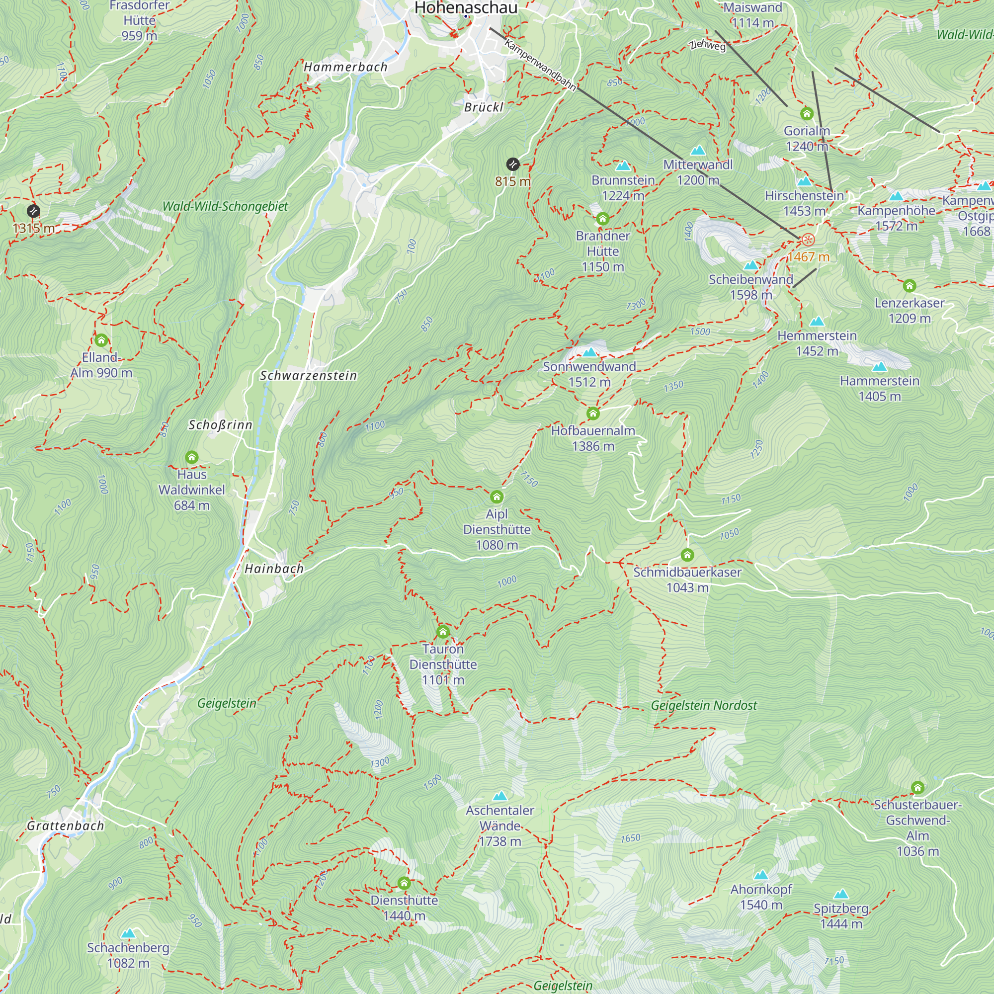 Aipl Diensthütte map