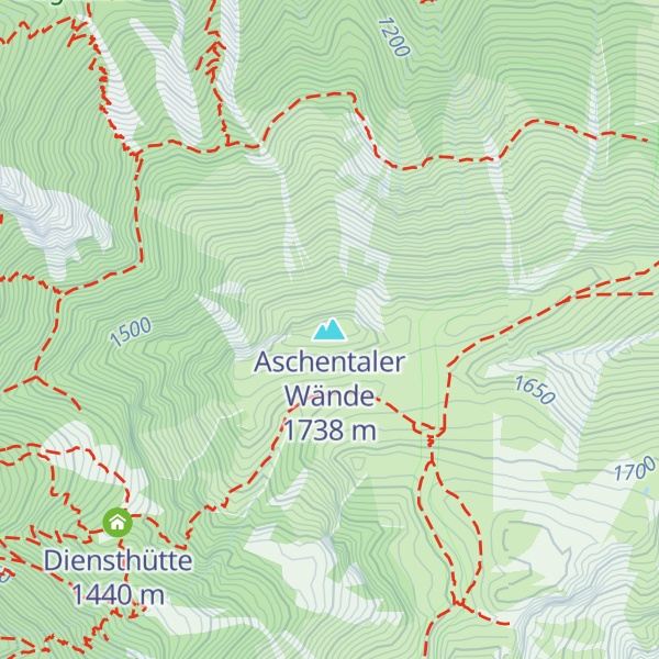 Map of Aschentaler Wände