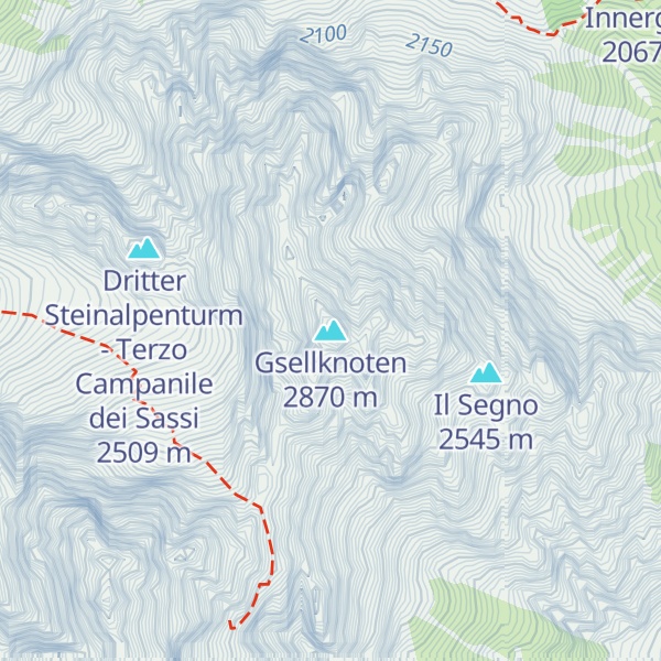 Map of Gsellknoten