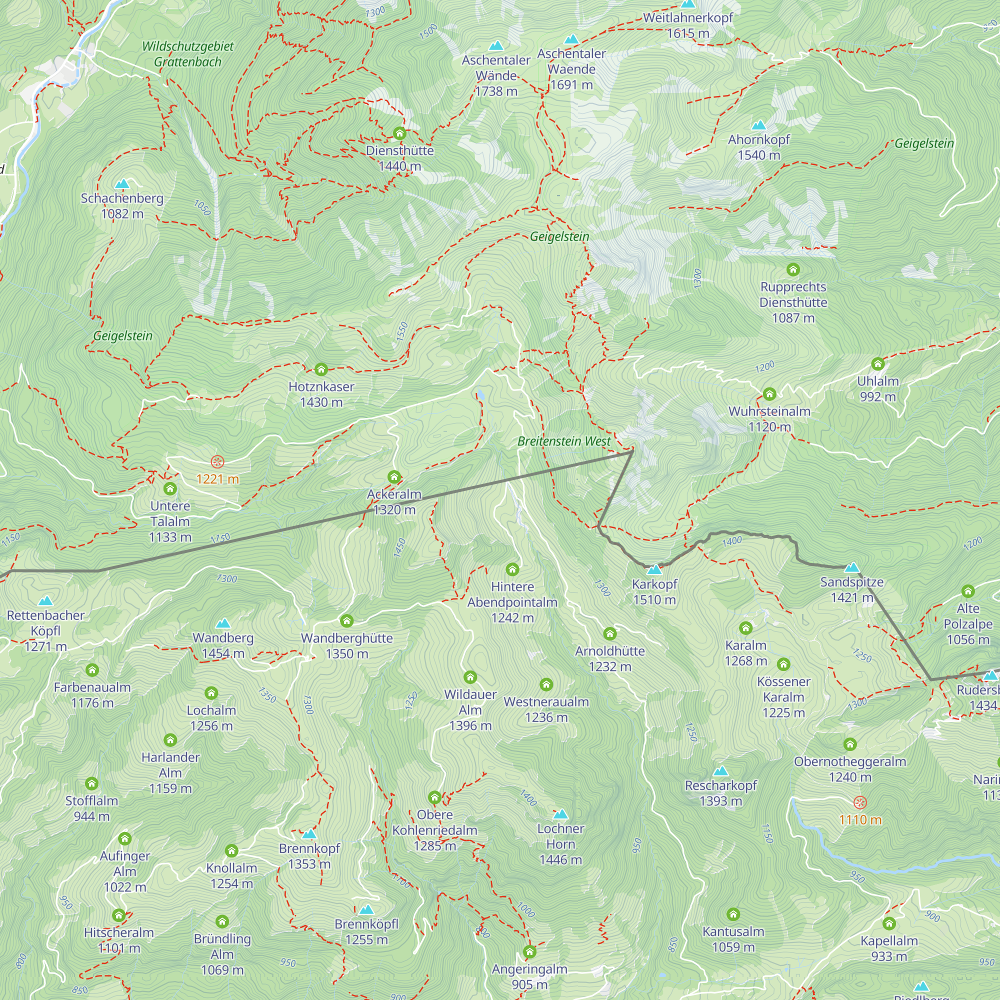 Rompoldalm map