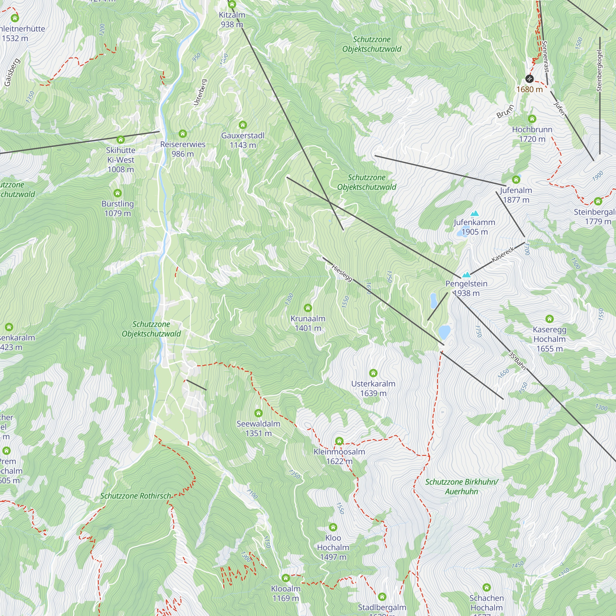 Krunaalm map