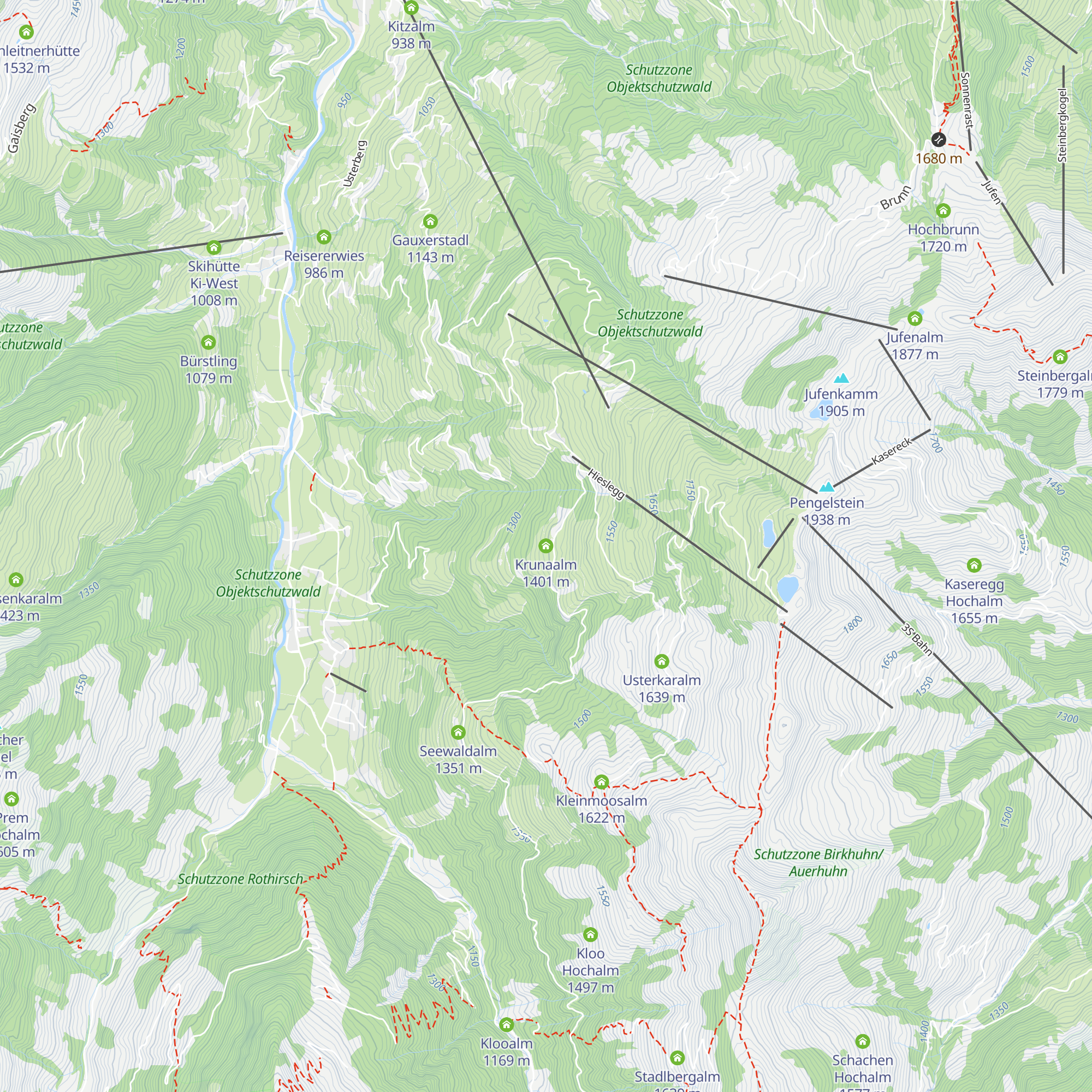 Krunaalm map