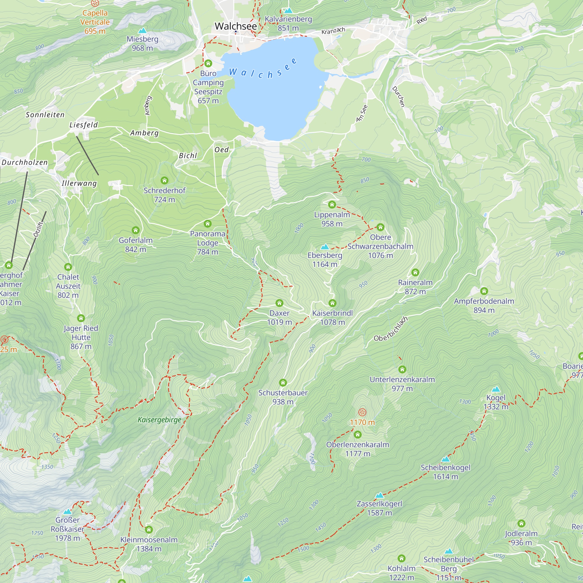 Gwirchtalm map