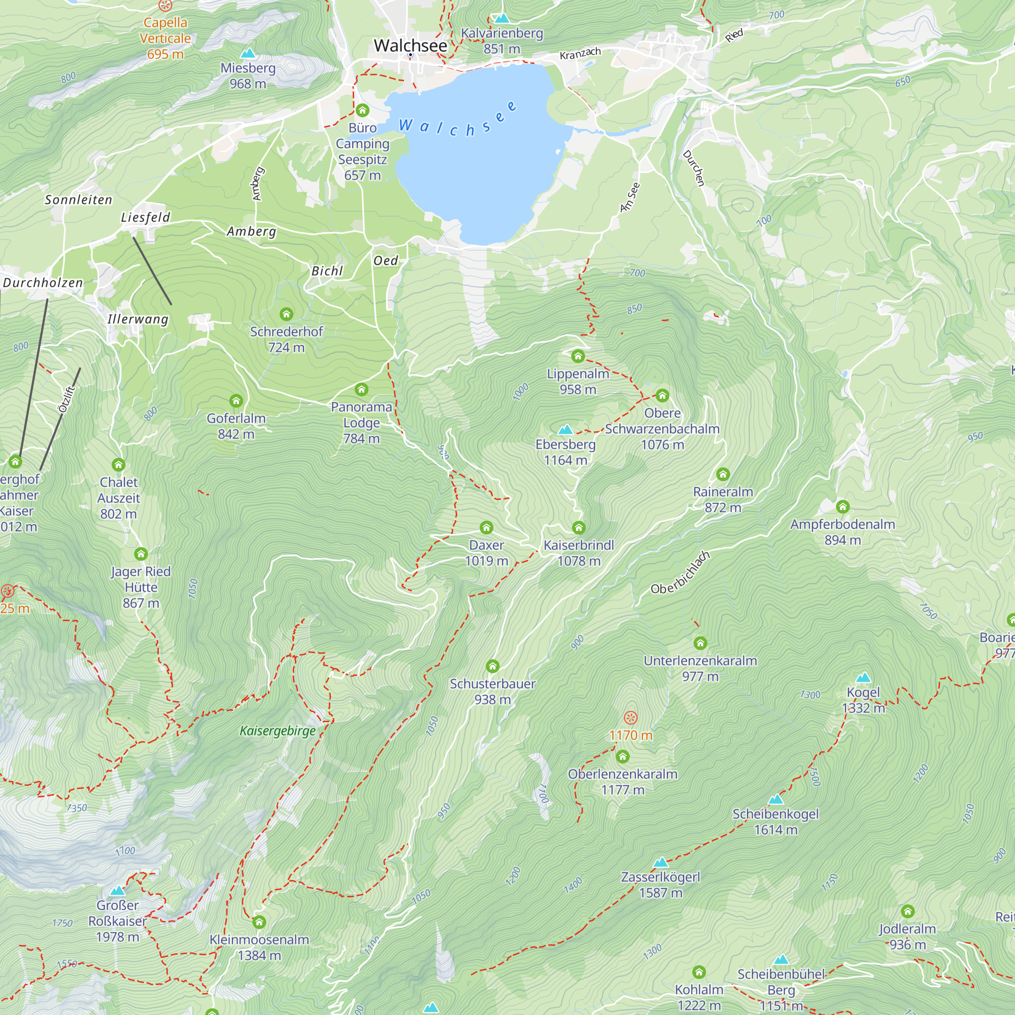 Gwirchtalm map