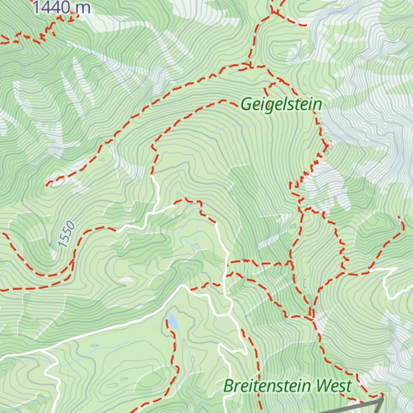 Map of Mitterkaser