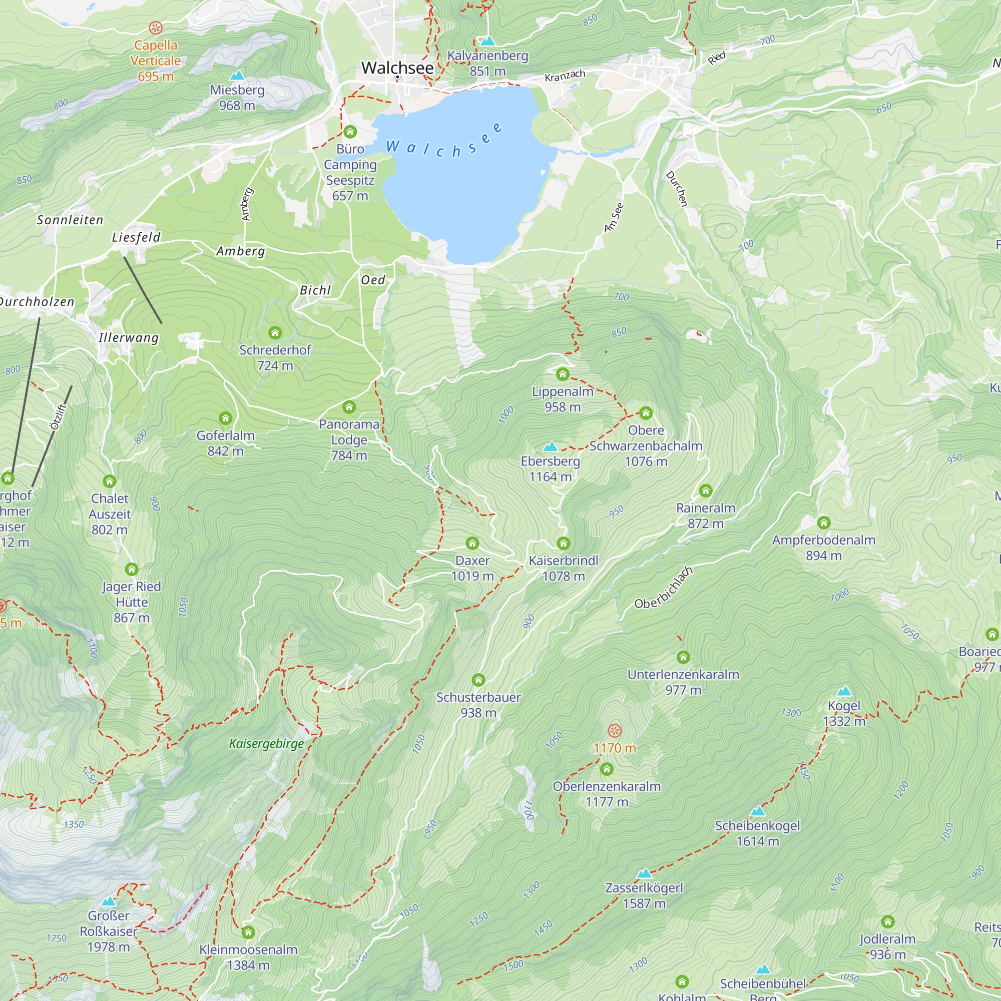 Kleinmoosen map