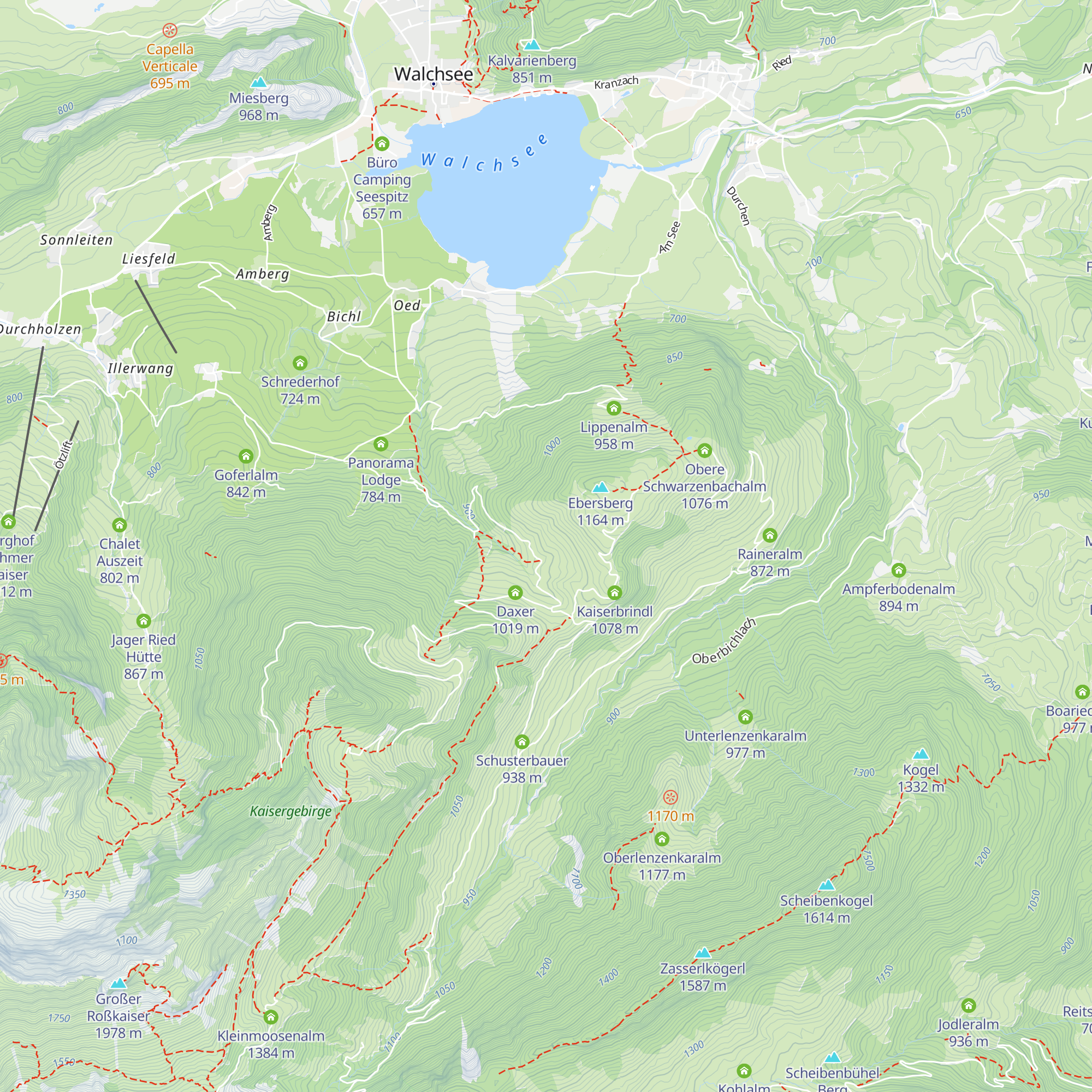 Kleinmoosen map