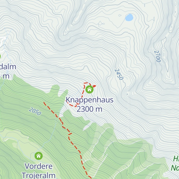 Map of Knappenhaus