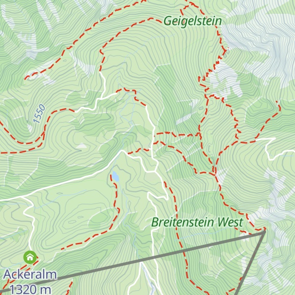 Map of Priener Hütte