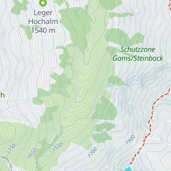 Map of Rettensteinalm