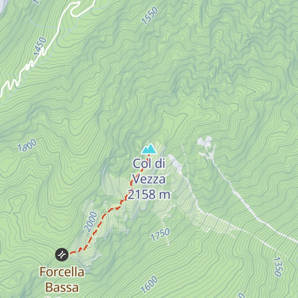 Map of Col di Vezza