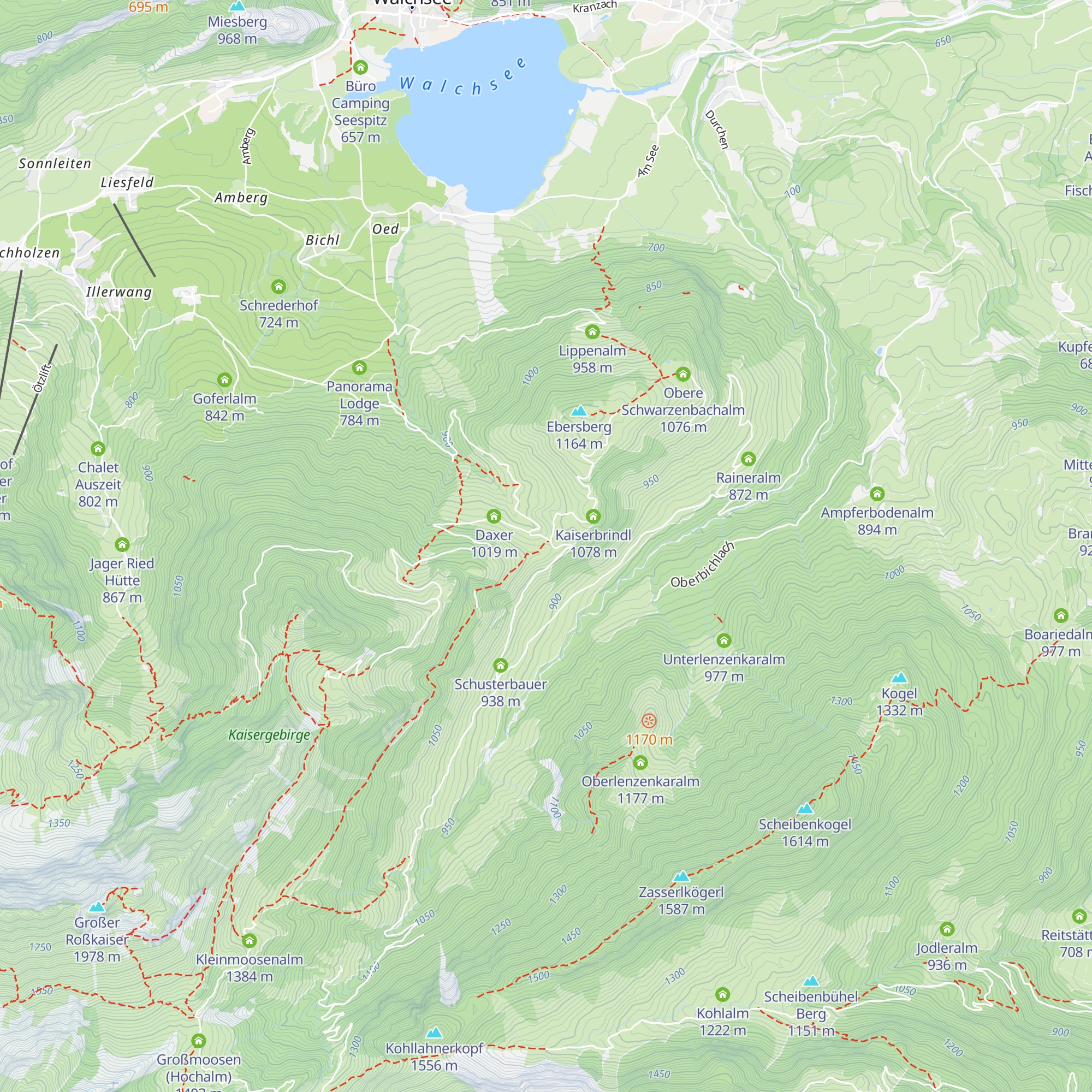 Großmoosen map