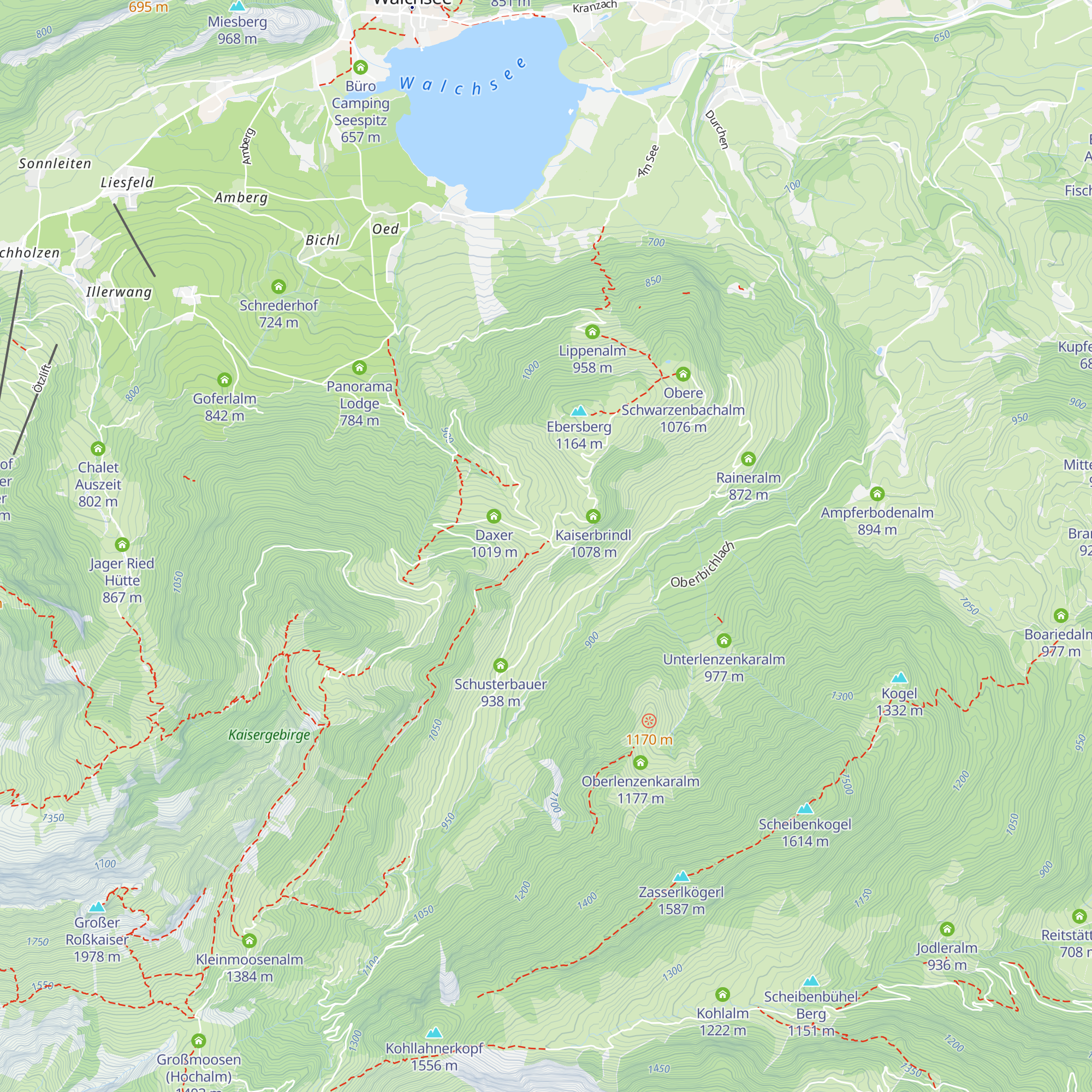 Großmoosen map