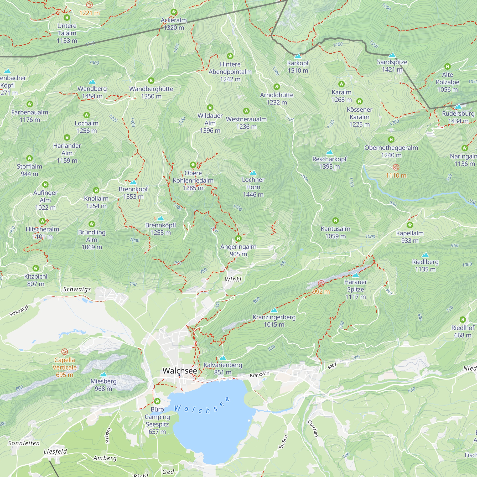 Angeringalm map