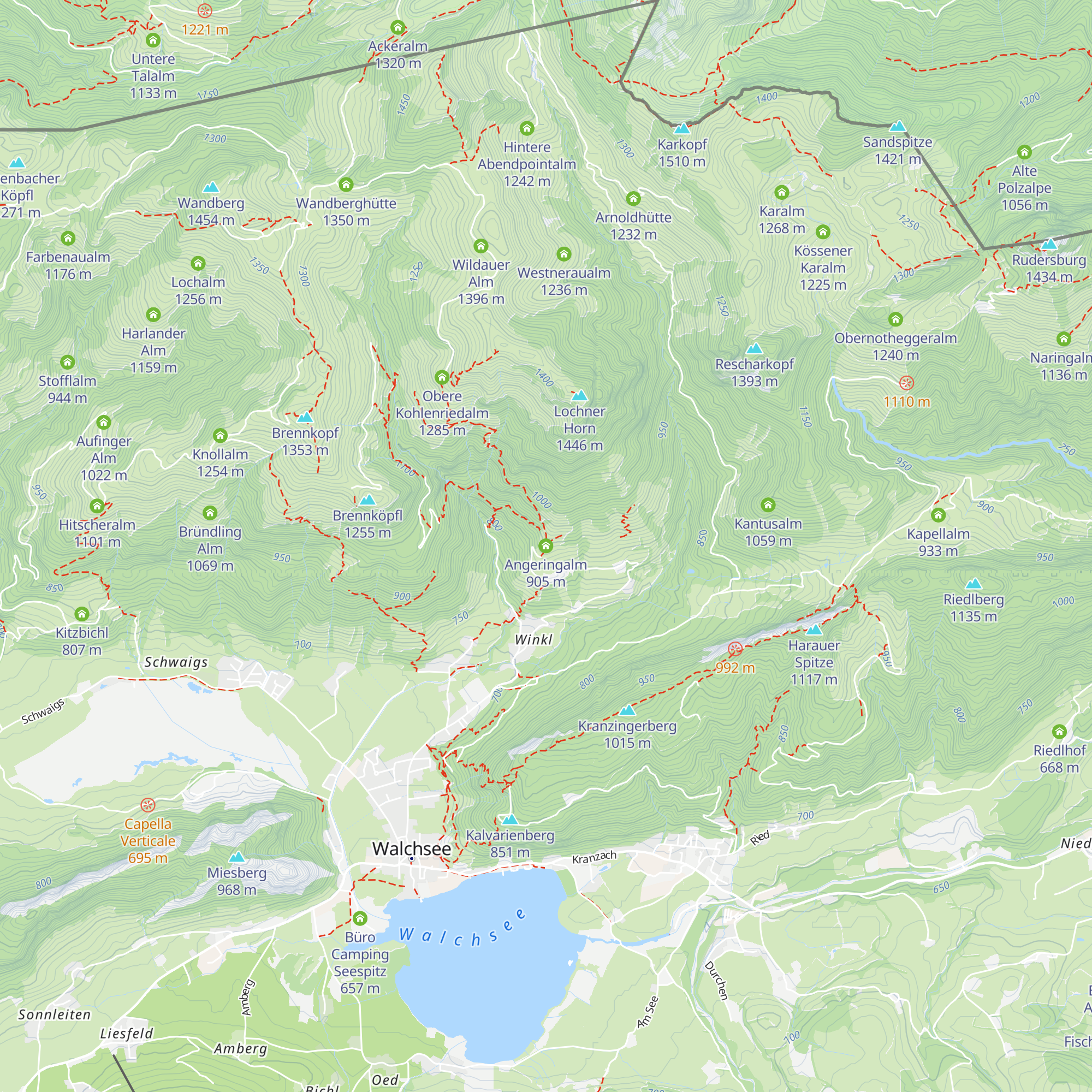 Angeringalm map
