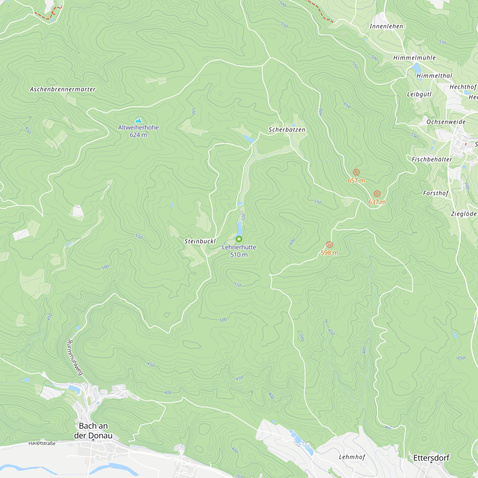 Lehnerhütte map