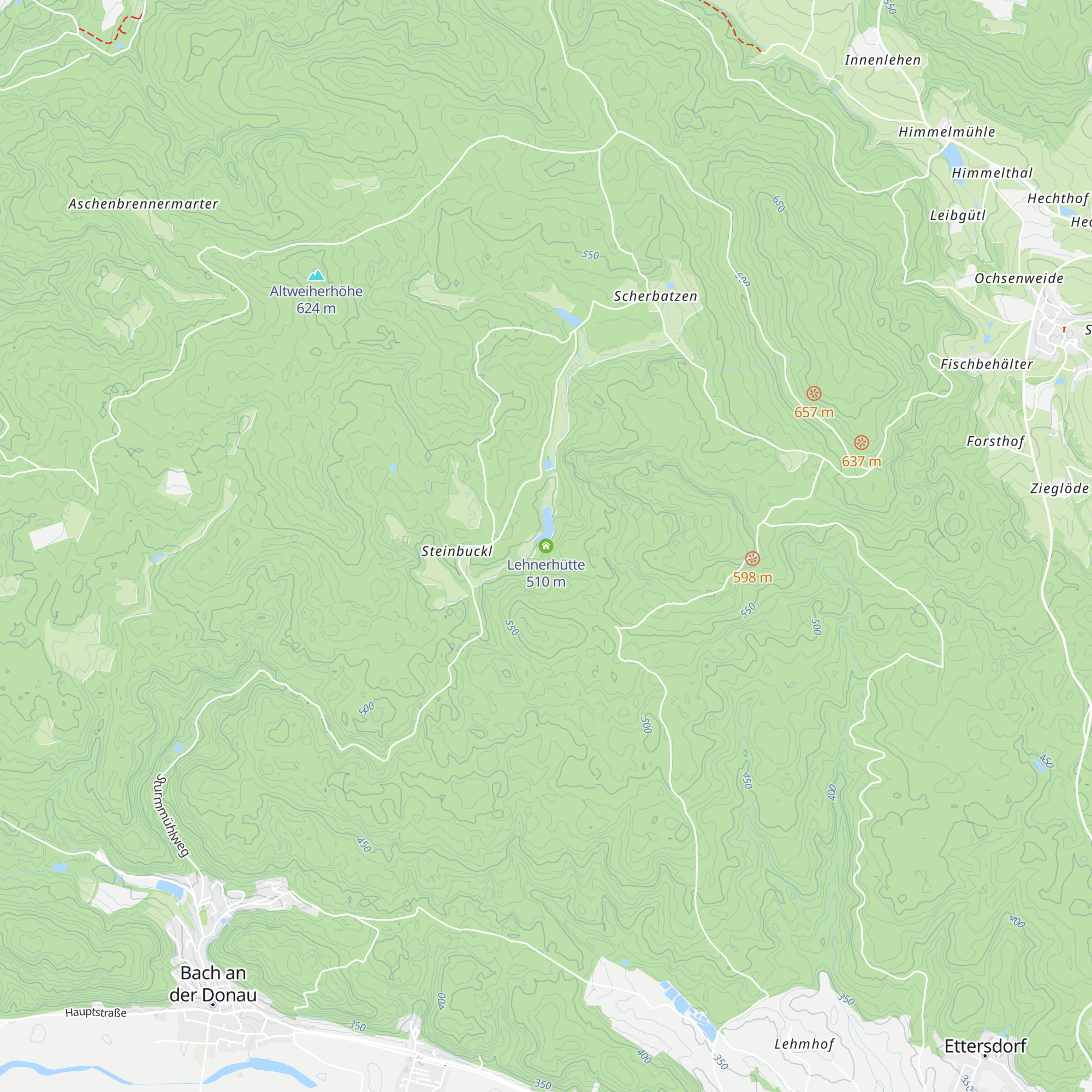 Lehnerhütte map