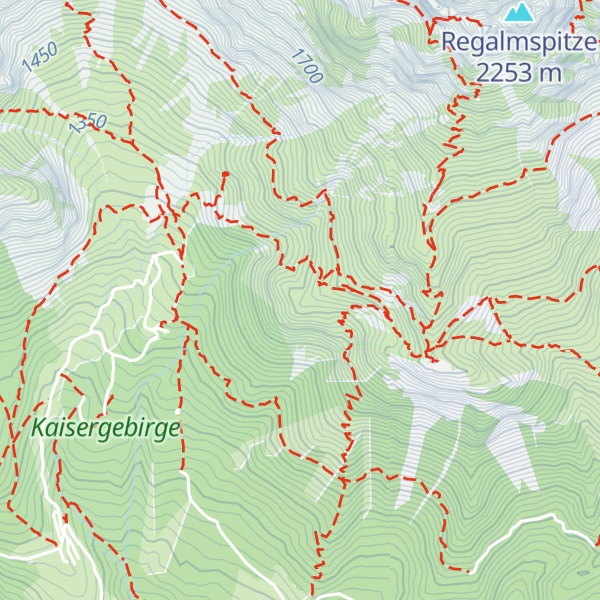 Map of Baumgartenalm