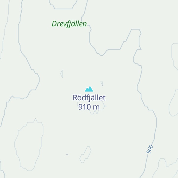 Map of Rödfjället